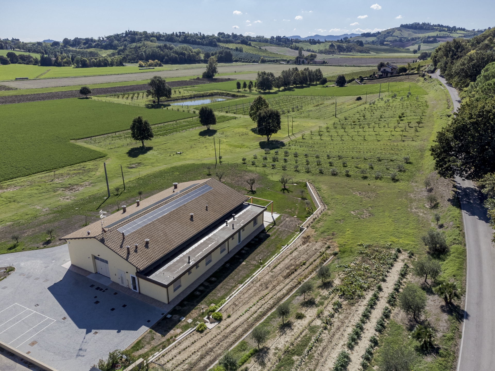 Panorama dell'azienda agricola foto di Andrea Balestra