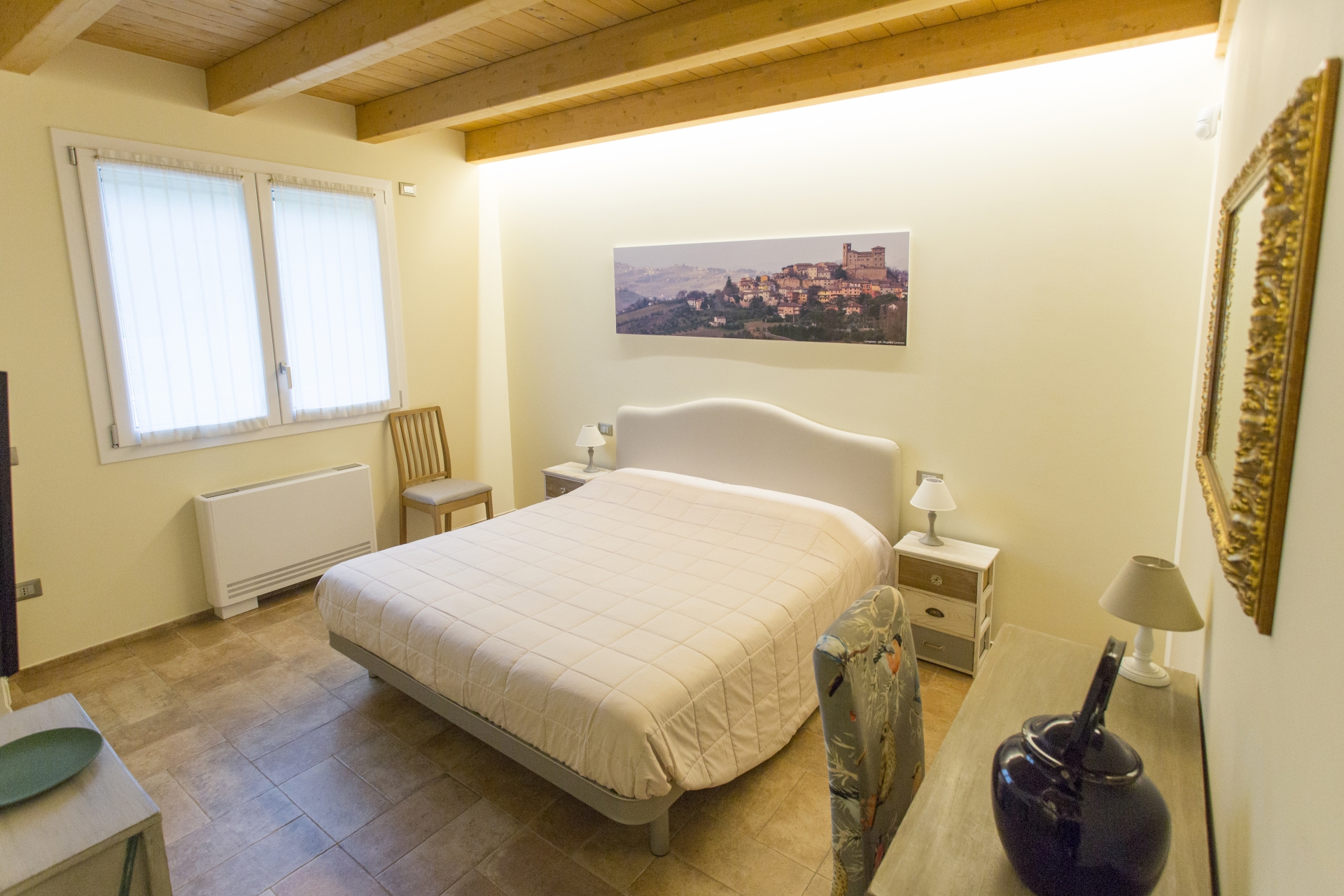Camera da letto dell'Agriturismo foto di Lorenzo Angelini