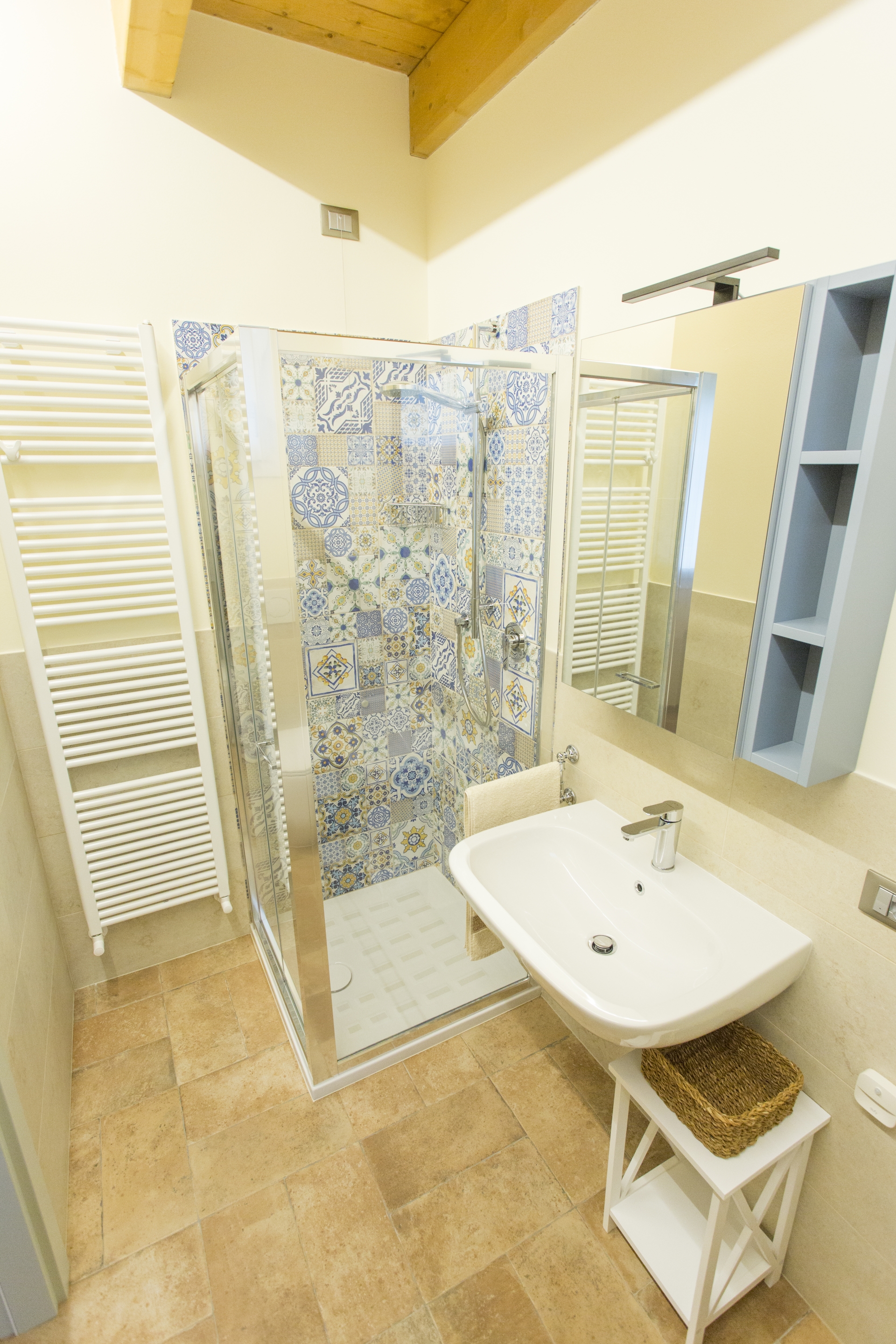 Bagno delle camere dell'Agriturismo foto di Lorenzo Angelini